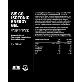 Science in Sport Energy Gel Isotonisch Mix Gel 7 x 60 ml
