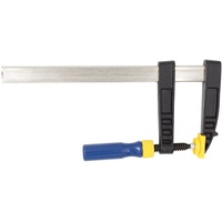 KUBIS® Schraubzwingen F-Klemmzwinge aus hochwertigem Stahl für Holz- und Metallarbeiten, Handwerk und Heimwerker. (300mm x 120mm)