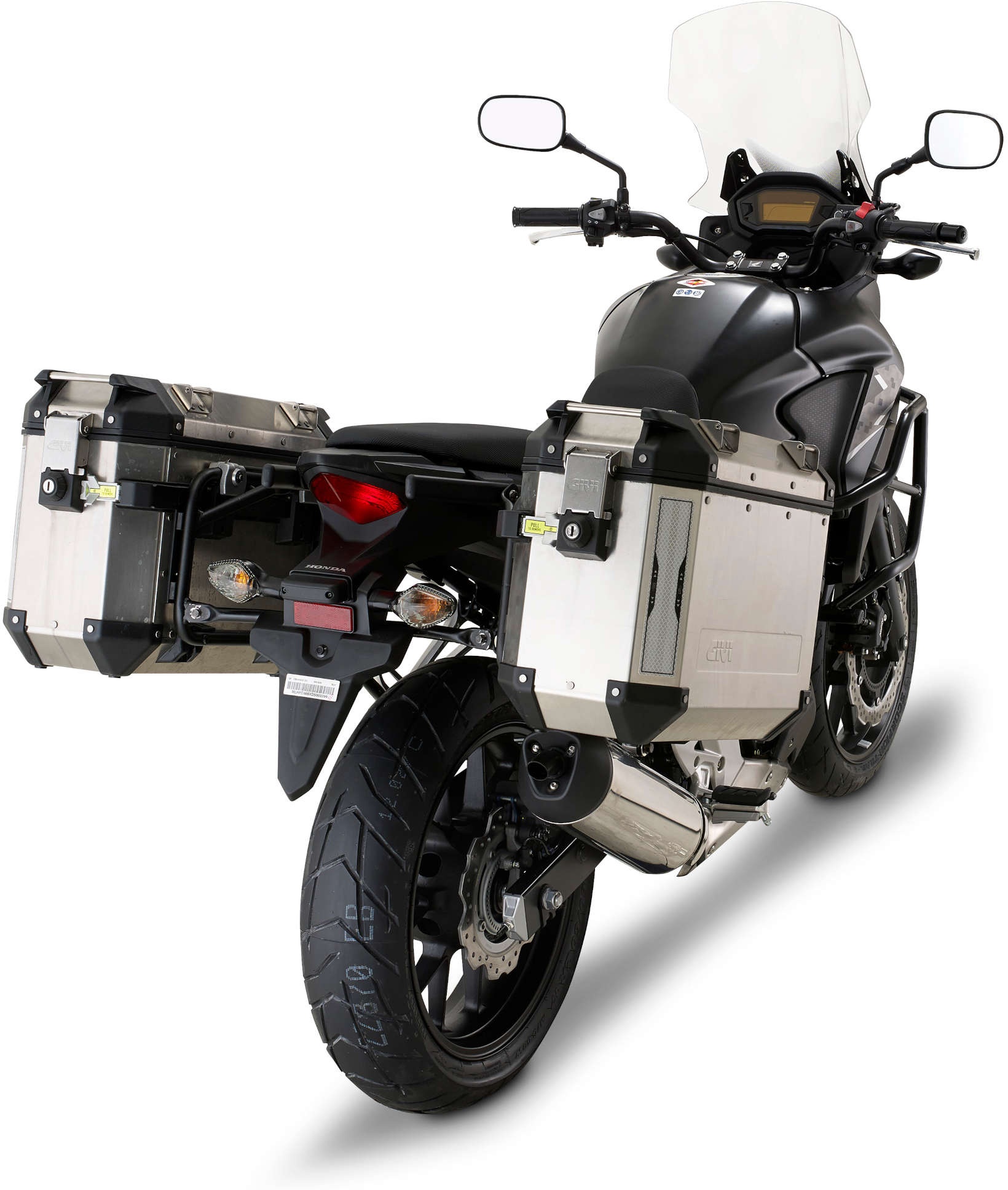 GIVI buisvormige stalen zijkofferdrager voor Trekker Outback Monokey CAM-SIDE Case, voor Honda CB 500 X (13-18