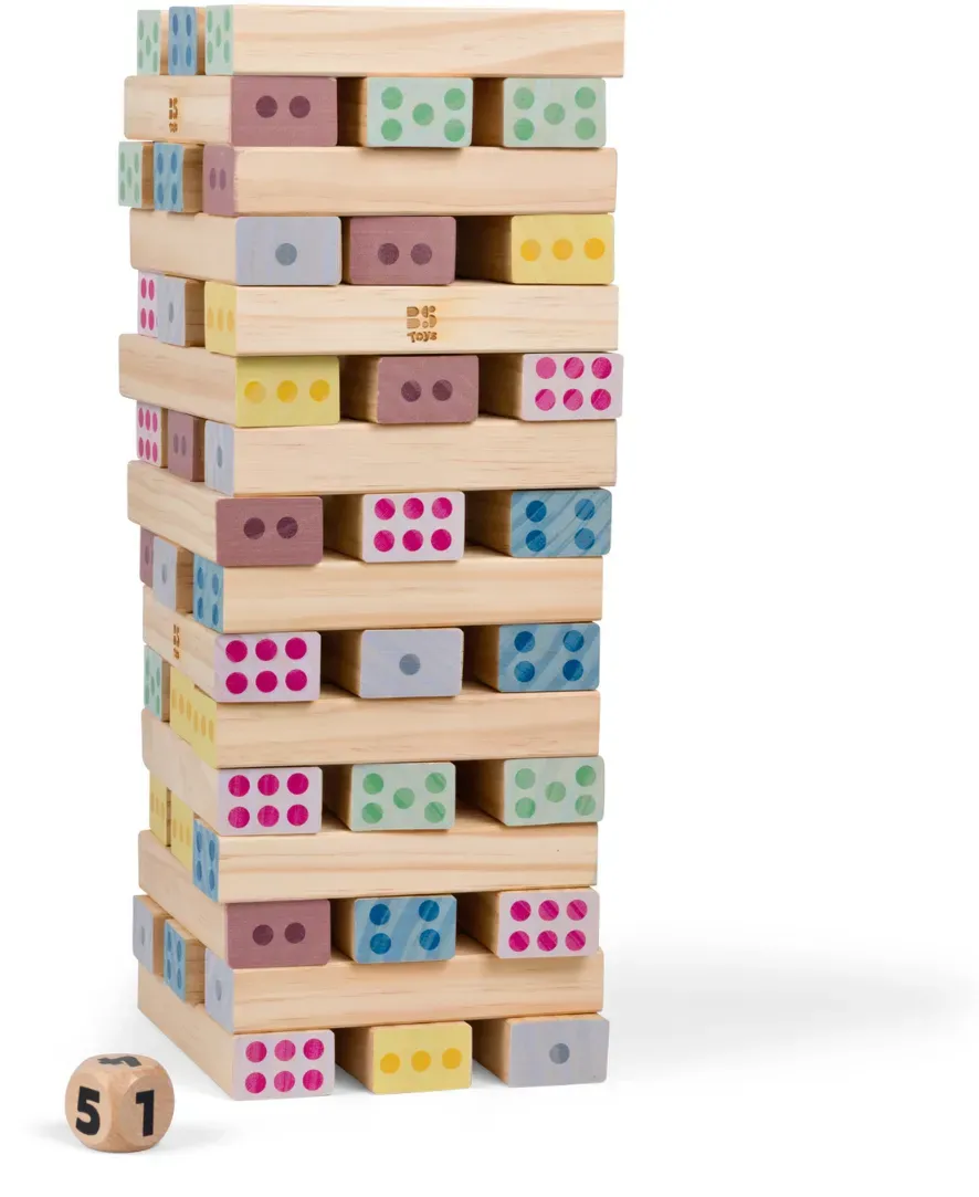 Wackelturm mit Zahlen