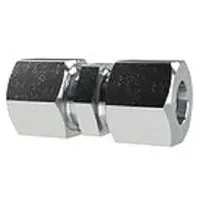 Riegler Gerade Verschraubung, Rohr-Außen-Ø 6 mm, Stahl verz., PN