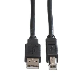ROLINE GREEN USB 2.0 Kabel, Typ A-B, schwarz, 1,8 m