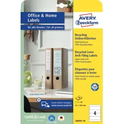 AVERY Zweckform Recycling-Ordnerrücken-Etiketten Home Office