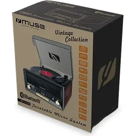 Muse MT112W audio turntable Belt-drive audio turntable Brown Automatic - Braun