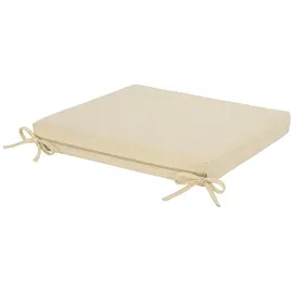 CLP Sitzkissen 40 x 37 x 5 cm beige 1 St.