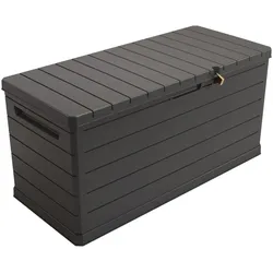 Art Plast Outdoor Aufbewahrungsbox 350L - Gartenbox Grau 118.5x52x57cm - Tragegriffe - Wasserbeständig ArtPlast