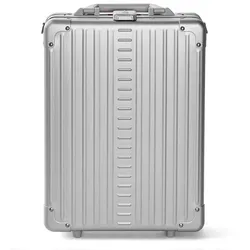 Aleon Verical Laptop Case Aktenkoffer 42 cm Laptopfach  silberfarben