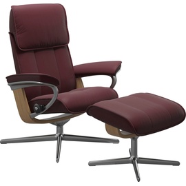 Stressless Admiral Leder 93 x 103 x 79 cm bordeaux batick