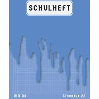 Landré LANDRÉ® Schulheft Lineatur 22 kariert DIN A4 ohne Rand, 50 Blatt