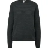 QS Longpullover Strickpullover Grau L