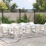 vidaXL Transparente Plane mit Ösen 5x6 m Polyethylen