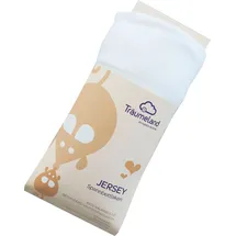 Träumeland Bettlaken Jersey 75 x 100 cm weiß 1 St.