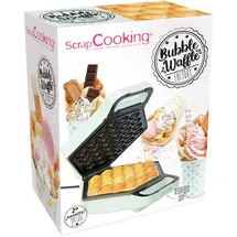 ScrapCooking 3907 Bubble Waffeleisen wassergrün