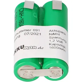 Akkuman Akkupack AA 1600 mAh 2 St.