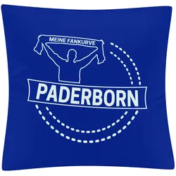 multifanshop Kissenbezug - Paderborn - Meine Fankurve - Druck weiß - Kissen