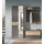 Möbel Boss Garderobenkombination 175 x 200 x 37 cm Braun/Grau