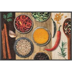 Wash & Dry Fußmatte Hot Spices 50 x 75 cm Polyamid Beige