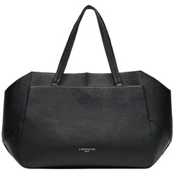 Liebeskind Berlin Lilly Heavy Pebble Satchel XL Schwarz, schwarz