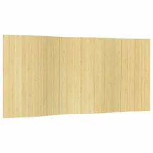 vidaXL Paravent Hell Natur 165x400 cm Bambus