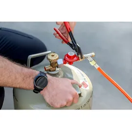 Rothenberger Regler 4 bar mit Gasschlauch 2,5m für Abflammgeräte 3/8" 5- & 11kg-Flaschen