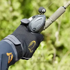 Savage Gear Softshell Winter Handschuhe - Black - XL