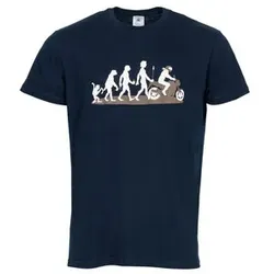 RAHMENLOS Evolution Tshirt blau, XXL