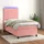 vidaXL Boxspringbett 100 x 200 cm Rosa
