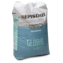 Granulat SEPISORB, Ölbinder Universal, Sepiolith 4/30 Extra Grob, chemisch inert, 20 kg Sack