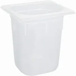 SCHNEIDER GN-Behälter 1/6, Polypropylen, Gastronomienormbehälter zum Lagern aller Lebensmittel, Größe: 3,0 l, Tiefe: 200 mm