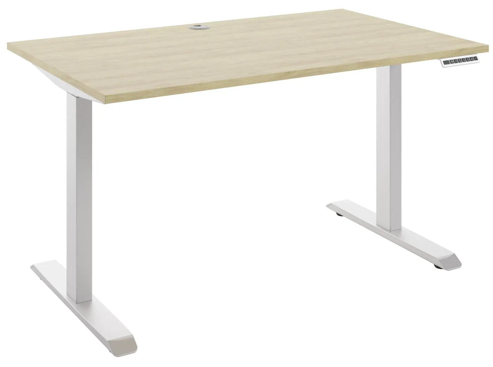 Manjana E-Schreibtisch 2-motorig OHIO - B/H/T ca. 130,00x74,20x68,00
