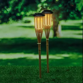 Hi Gartenfackel Bambus 2er Set H 56 cm
