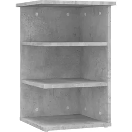 vidaXL Beistellregal 35 x 35 x 55 cm Grau