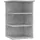 vidaXL Beistellregal 35 x 35 x 55 cm Grau