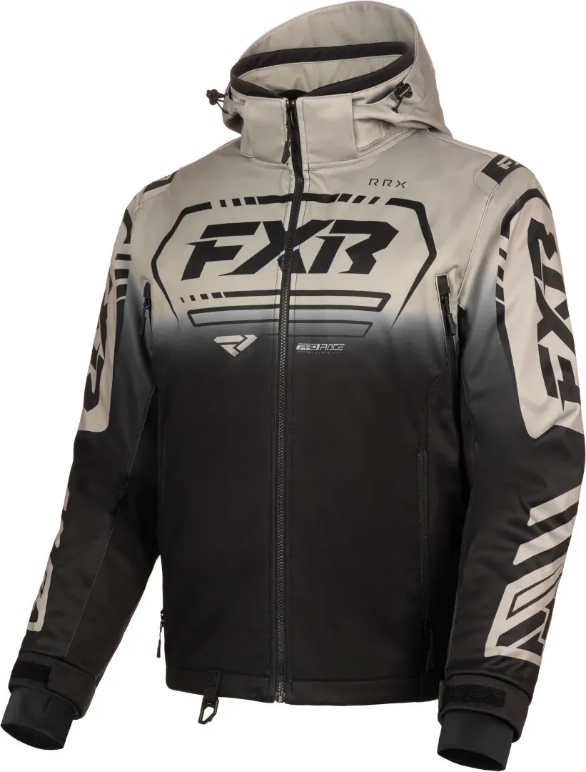 FXR RRX 2025 wasserdichte Motocross Jacke, schwarz-grau, Größe XL für Männer