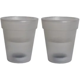 ETC Shop Led Solar Leuchtmittel 16,7 cm 2er Set