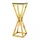 Casa Padrino Luxus Beistelltisch / Säule Edelstahl Gold Finish 35 x 35 x H 101 cm - Tisch Möbel