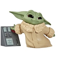 Hasbro Spielfigur Star Wars Bounty Collection, (Größe: ca. 6 cm), The Child Baby Yoda Grogu Baby Yoda drückt die Knöpfe