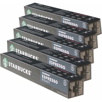Starbucks Espresso Roast Kaffee 5er Dark Roast Nespresso kompatibel 50 Kapseln