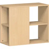 Geramöbel Aktenregal 80 x 40 x 72 cm Braun