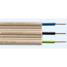 weitere Stegleitung NYIF-J 3 x 1,5 - 25 Meter, beige