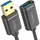 UNITEK USB-A auf USB-A 0,5 m Schwarz