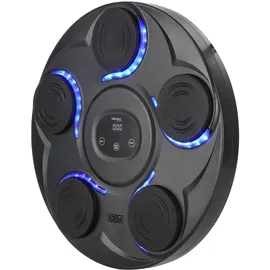 shop'n smile ideoon Fitness-Boxmaschine mit 7 Stufen & Bluetooth-Musik – Reaktions- & Koordinationstrainer, inkl. Boxhandschuhe – Für mehr Motivation