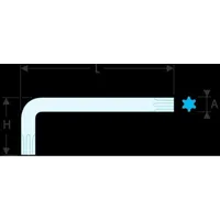 FACOM Stiftschlüssel lang Sechskant 18 mm