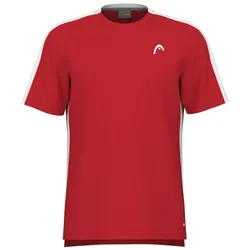 Head Tennis-Tshirt Slice 2024 (atmungsaktiv, Mesh-Einsätze) rot Herren