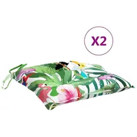 VidaXL Stuhlkissen 2 Stk. Mehrfarbig 50x50x7 cm Oxford-Gewebe