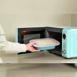 Mepal Mikrowellen-Abdeckung Cirqula rechteckig transparent