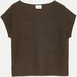 Comma, Feinstrickpullover Braun 38