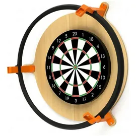 König Design Autodarts Komplettset Steeldart Autoscoring LED Ring & 3x OV9732 Kamera Tracking Pro Orange)