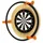 König Design Autodarts Komplettset Steeldart Autoscoring LED Ring & 3x OV9732 Kamera Tracking Pro Orange)