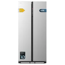 Cecotec Bolero CoolMarket SBS 436 (436 l, 2000 mm hoch, Edelstahl)